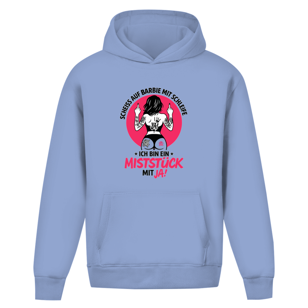 Miststück mit JA – Frecher Damen-Hoodie im rebellischen JA-Style