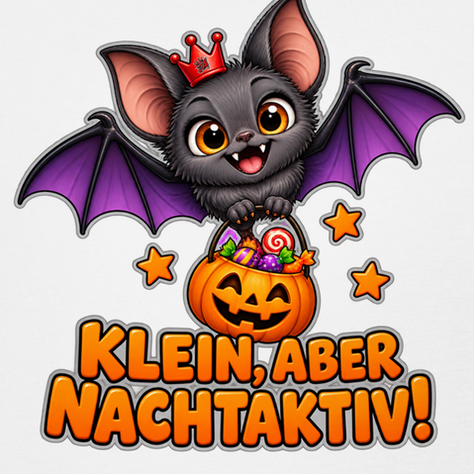 JA Nachtflatterer – Baby-T-Shirt, Nahaufnahme vom Motiv