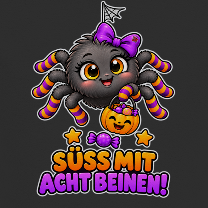 JA Schleifenspuk – Kinder-T-Shirt, Nahaufnahme vom Motiv
