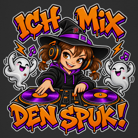 JA Spukmix – Baby-T-Shirt, Nahaufnahme vom Motiv