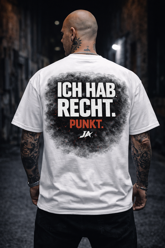 ICH HAB RECHT. PUNKT. – Oversized Statement Shirt | JA-SCHAEFERS.DE