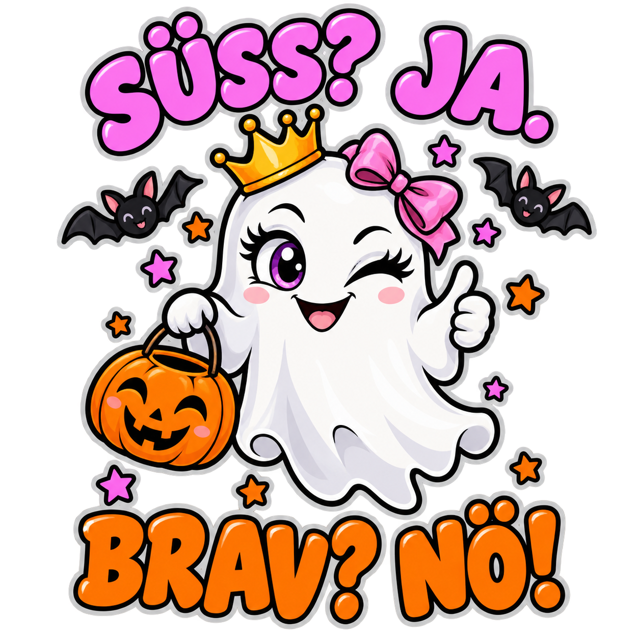JA Geisterprinzessin mit Krone: Süß? JA. Brav? Nö!