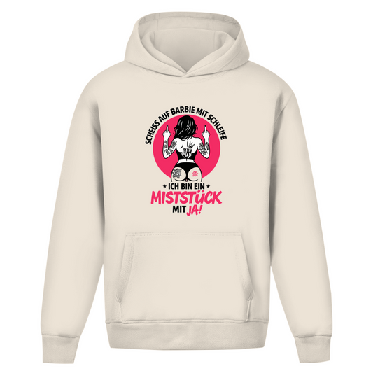 Miststück mit JA – Frecher Damen-Hoodie im rebellischen JA-Style
