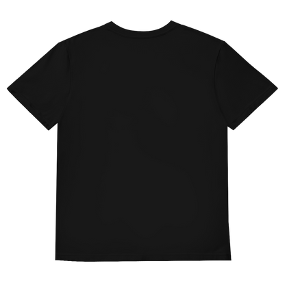 JA Erst Kaffee – Herren-V-Neck-Shirt in Schwarz, Rückansicht ohne Druck