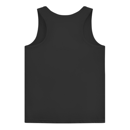 JA Ich verfluche – Damen-Tanktop in Schwarz, Rückansicht ohne Druck