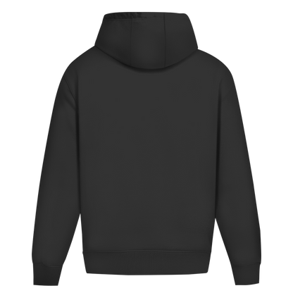 JA Geduldsfaden kabellos – Oversize-Hoodie in Schwarz, Rückansicht ohne Druck