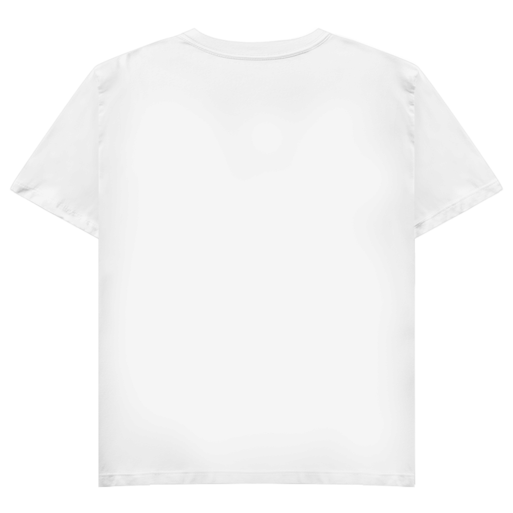 JA Hexenregeln – Damen-V-Neck-Shirt in Weiß, Rückansicht ohne Druck
