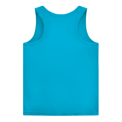 JA Hexenregeln – Damen-Tanktop in Türkis, Rückansicht ohne Druck