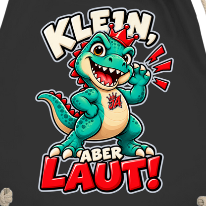 JA Jano Klein aber laut – Turnbeutel, Nahaufnahme vom Motiv