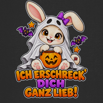 JA Kuschelspuk – Kinder-Hoodie, Nahaufnahme vom Motiv