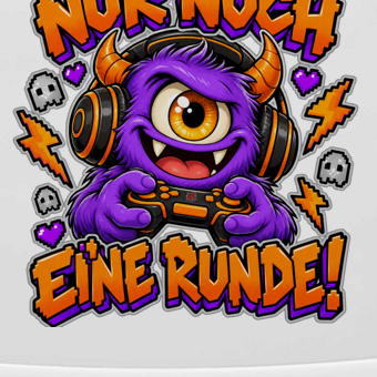 JA Monster Gamer – Lunchbox, Nahaufnahme vom Motiv
