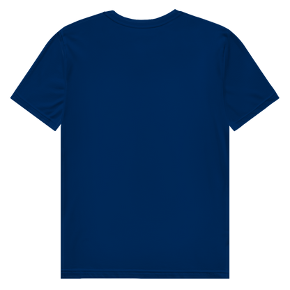 JA Knochenfrech – Herren-Bio-T-Shirt in Marineblau, Rückansicht ohne Druck