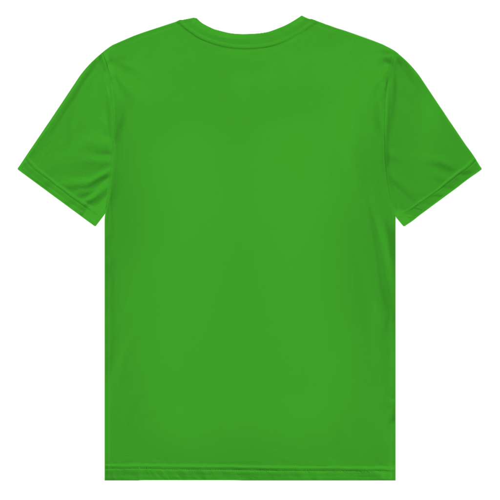 JA Knochenfrech – Herren-Bio-T-Shirt in Grün, Rückansicht ohne Druck