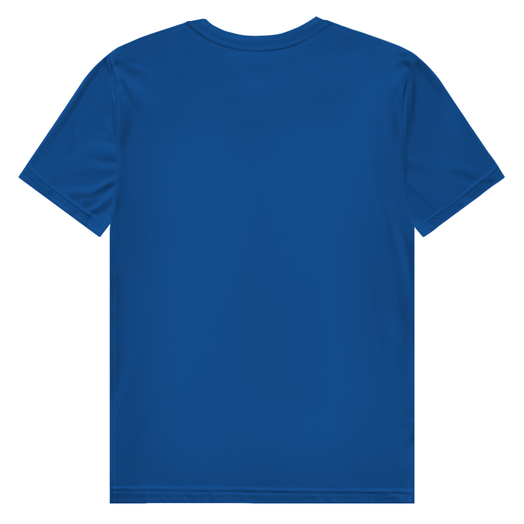 JA Knochenfrech – Herren-Bio-T-Shirt in Royalblau, Rückansicht ohne Druck