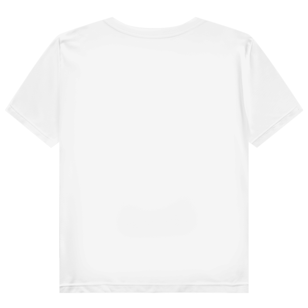 JA Kussbiss – Damen-Bio-T-Shirt in Weiß, Rückansicht ohne Druck