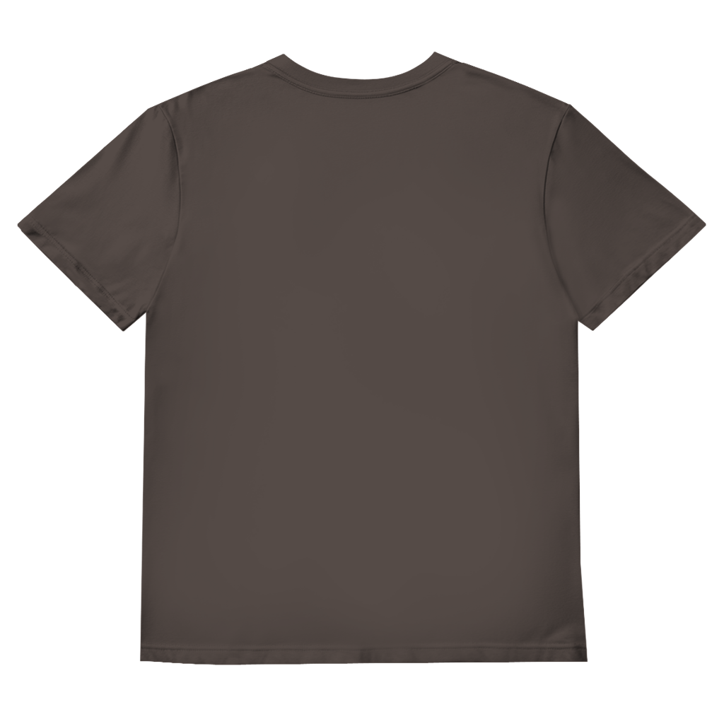JA Meine Geduld hat heute frei – Herren-V-Neck-Shirt in Hellgraphit, Rückansicht ohne Druck