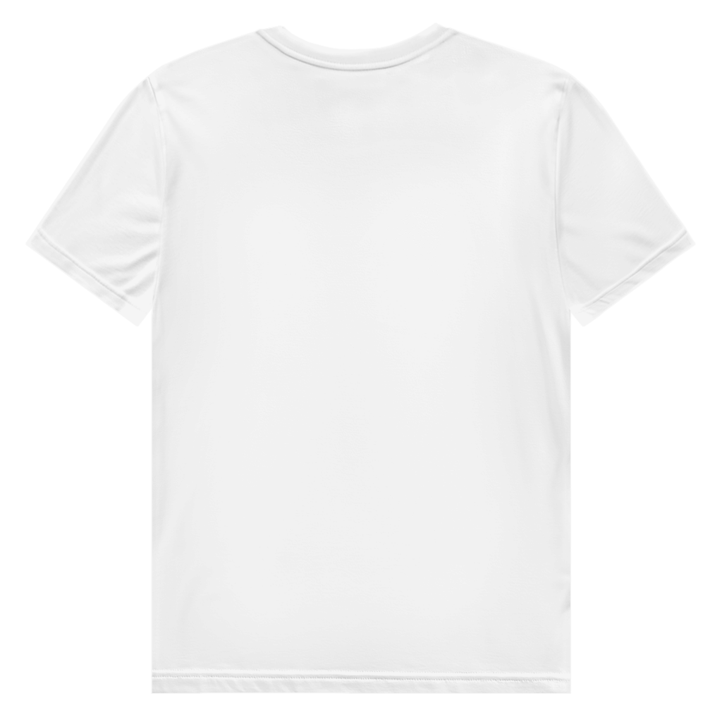 JA Mein Kopf, meine Regeln – Herren-Bio-T-Shirt in Weiß, Rückansicht ohne Druck