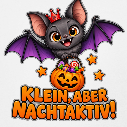 JA Nachtflatterer – Baby-T-Shirt, Nahaufnahme vom Motiv