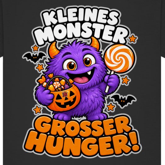 JA Naschmonster – Baby-T-Shirt, Nahaufnahme vom Motiv
