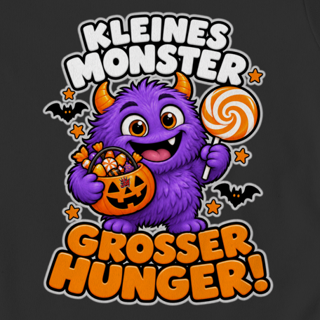 JA Naschmonster – Baby-Body, Nahaufnahme vom Motiv