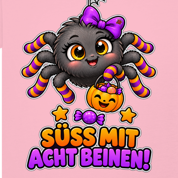 JA Schleifenspuk – Baby-T-Shirt, Nahaufnahme vom Motiv