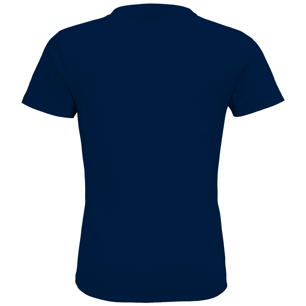 JA Schleifenspuk – Kinder-T-Shirt in Marineblau, Rückansicht ohne Druck