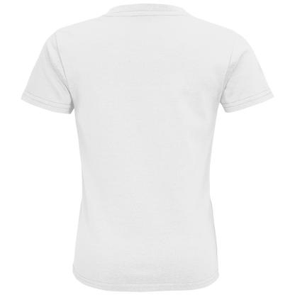 JA Pupsalarm – Kinder-T-Shirt in Weiß, Rückansicht ohne Druck