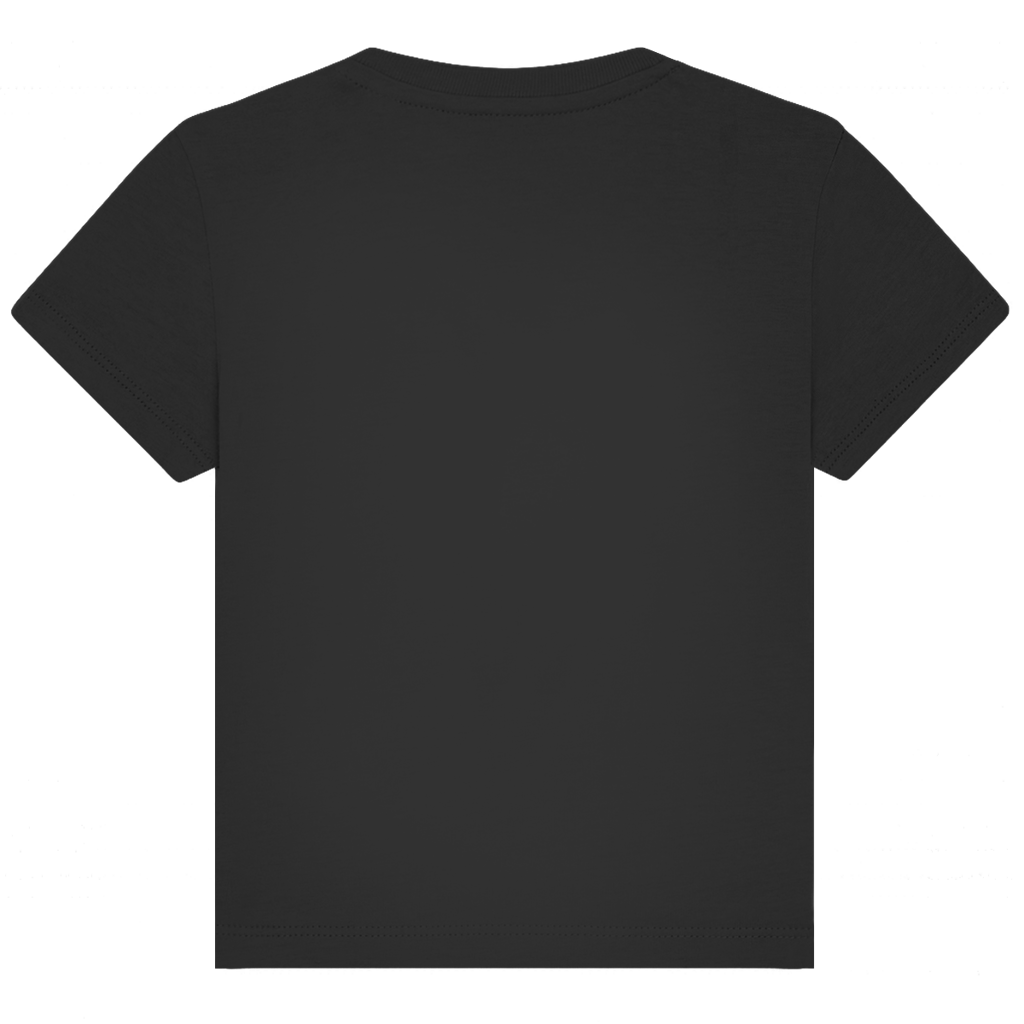 JA Pupsprinzessin – Baby-T-Shirt in Schwarz, Rückansicht ohne Druck