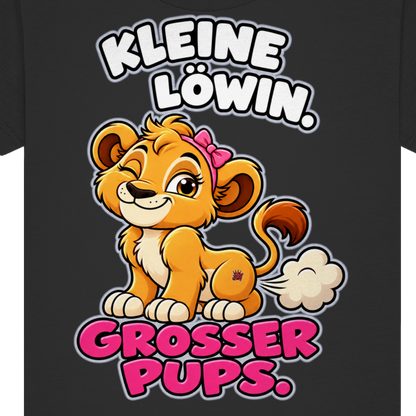 JA Pupsprinzessin – Baby-T-Shirt, Nahaufnahme vom Motiv