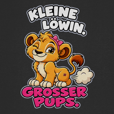 JA Pupsprinzessin – Kinder-Hoodie, Nahaufnahme vom Motiv