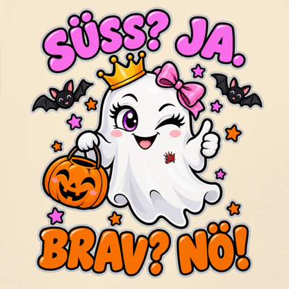 JA Spukprinzessin – Baby-T-Shirt, Nahaufnahme vom Motiv
