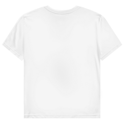 JA Miststück – Damen-T-Shirt in Weiß, Rückansicht ohne Druck