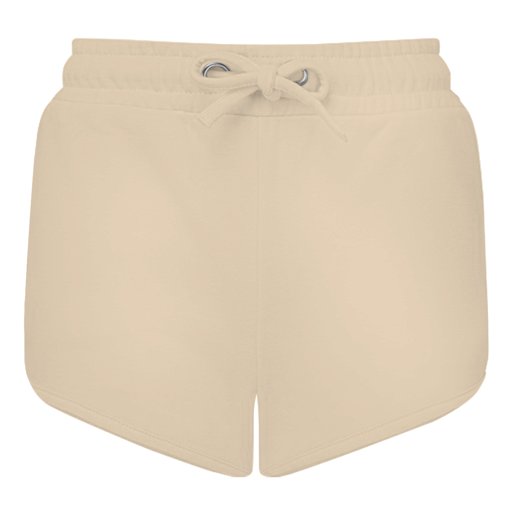 JA Miststück – Damen-Shorts in Nude, Rückansicht ohne Druck