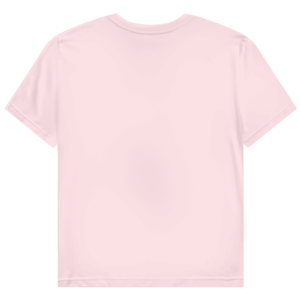 JA Zu hübsch für dein Drama – Damen-T-Shirt in Orchideenrosa, Rückansicht ohne Druck