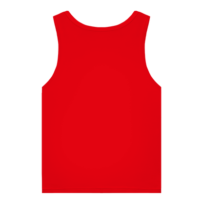 JA Zu hübsch für dein Drama – Damen-Bio-Tanktop in Rot, Rückansicht ohne Druck