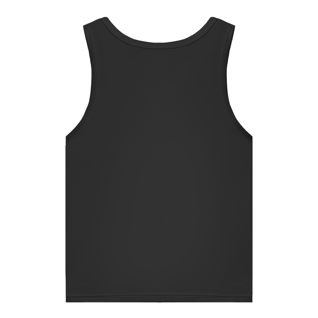 JA Saures – Damen-Bio-Tanktop in Schwarz, Rückansicht ohne Druck