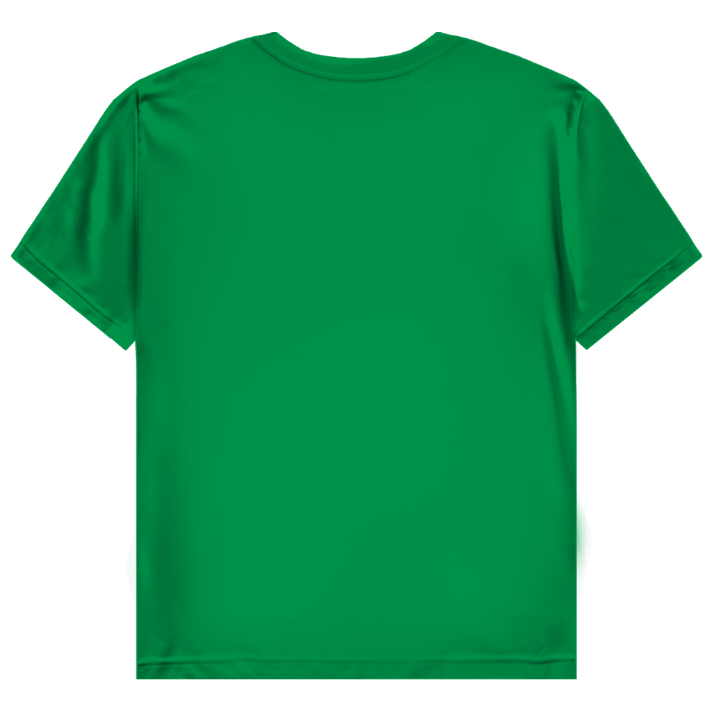 JA Orakel – Damen-T-Shirt in Kellygrün, Rückansicht ohne Druck