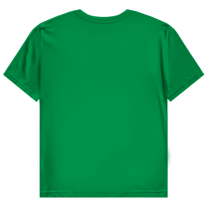 JA Orakel – Damen-T-Shirt in Kellygrün, Rückansicht ohne Druck
