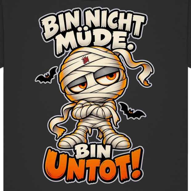 JA Untotfrech – Baby-T-Shirt, Nahaufnahme vom Motiv