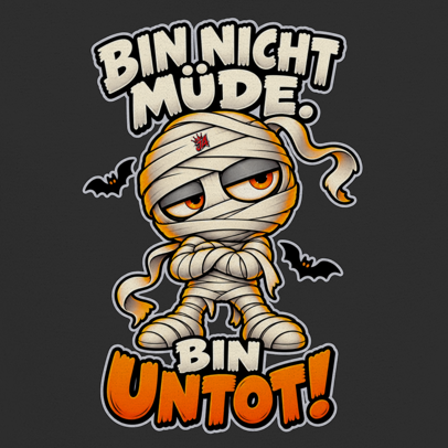 JA Untotfrech – Kinder-T-Shirt, Nahaufnahme vom Motiv