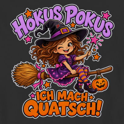 JA Quatschhexe – Baby-Body, Nahaufnahme vom Motiv