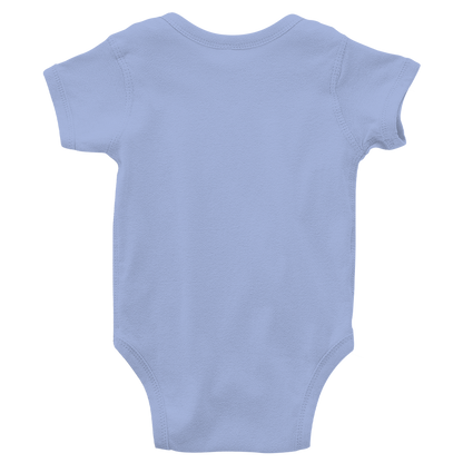 JA Spukmix – Baby-Body in Taubenblau, Rückansicht ohne Druck