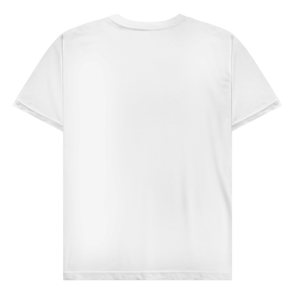 JA Totenrocker – Herren-T-Shirt in Weiß, Rückansicht ohne Druck