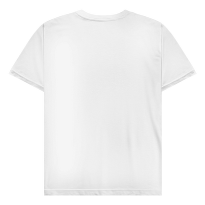 JA Totenrocker – Herren-T-Shirt in Weiß, Rückansicht ohne Druck