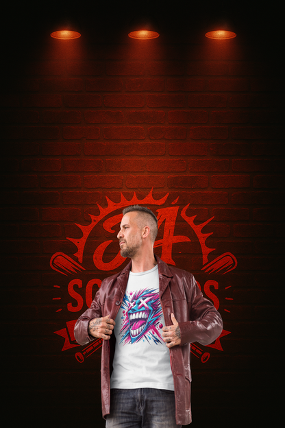 JA – Zum Wahnsinn | Neon-Explosion Statement-Shirt im rebellischen JA-Style