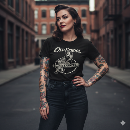 OLD SCHOOL ZAHNFEE 🦷🔥 Premium  Damen T-Shirt | JA-SCHAEFERS.DE