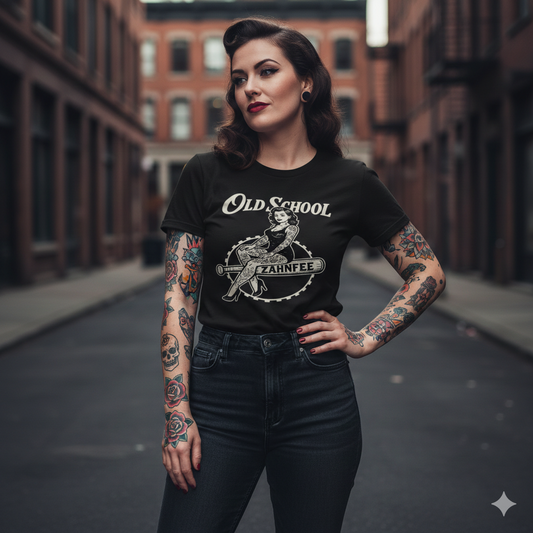 OLD SCHOOL ZAHNFEE 🦷🔥 Premium  Damen T-Shirt | JA-SCHAEFERS.DE