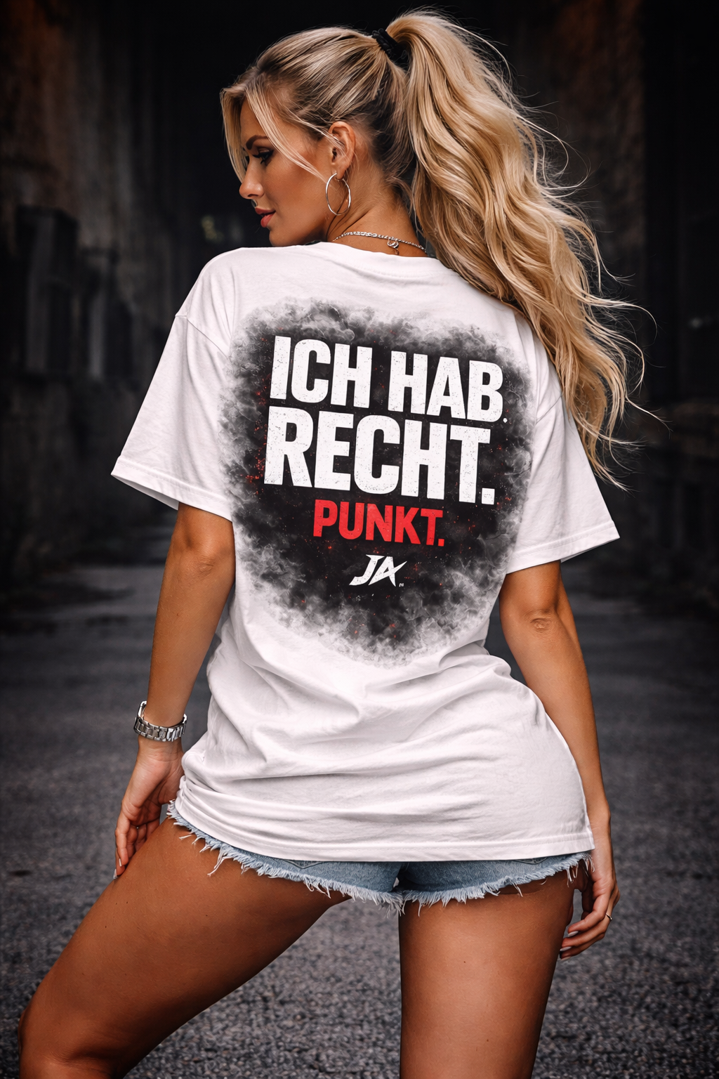 ICH HAB RECHT. PUNKT. – Oversized Statement Shirt | JA-SCHAEFERS.DE