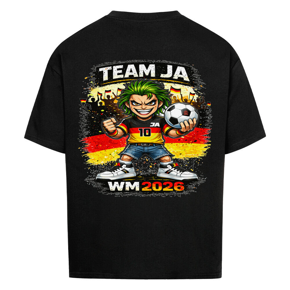 „TEAM JA WM 2026 Oversized Shirt Deutschland Backprint Streetwear“