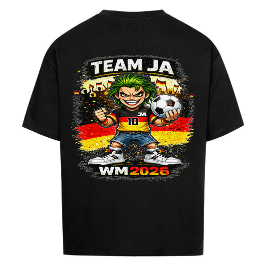 „TEAM JA WM 2026 Oversized Shirt Deutschland Backprint Streetwear“